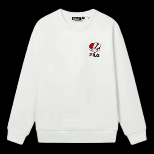 FILA Graphic Print Pullover 'White'