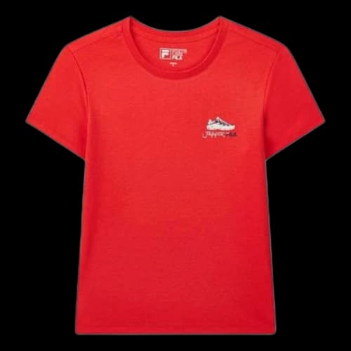 FILA JAGGER Sports Short Sleeve Red (Women's)