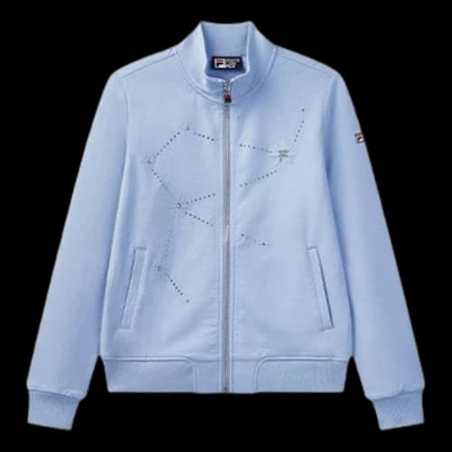 FILA Knit Casual Sports Jacket Purple (Women's)