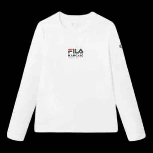 FILA Minimalistic LOGO Long Sleeves Top 'White' (Women's)