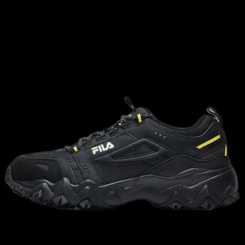 FILA Oakmont Low Top Clunky Sneaker Black/Yellow