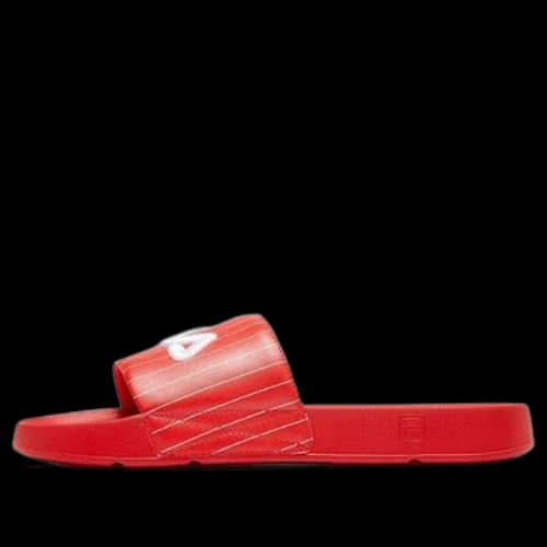 FILA Thick Sole Beach Red Slippers