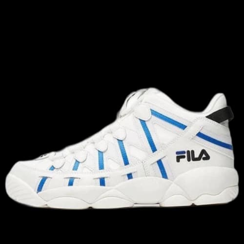 FILA Spaghetti Mid Baeketball Shoes White/Blue