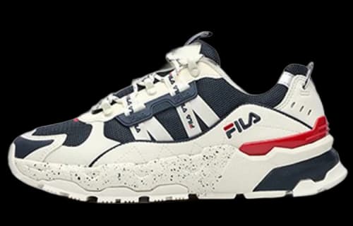 FILA Fashion Sneakers Low-top White/Blue/Red