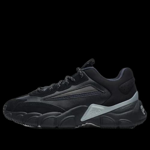 FILA Fashion Sneakers Low-Top Running Shoes 'Black Grey'