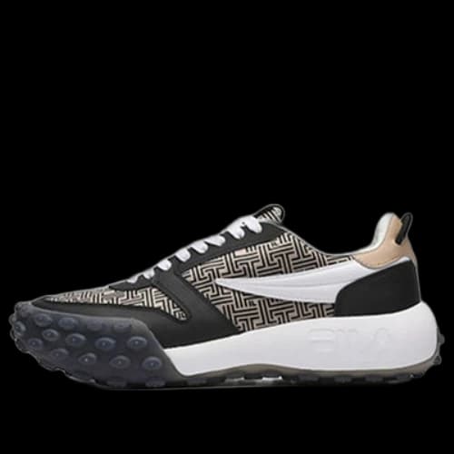 FILA Fashion Sneakers Low-Top Running Shoes 'Black Beige'