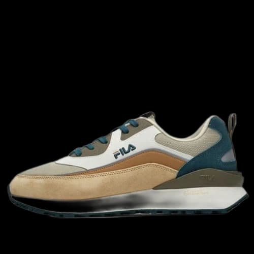 FILA Jogger Low-Top Casual Shoes Yellow/Gray/Blue
