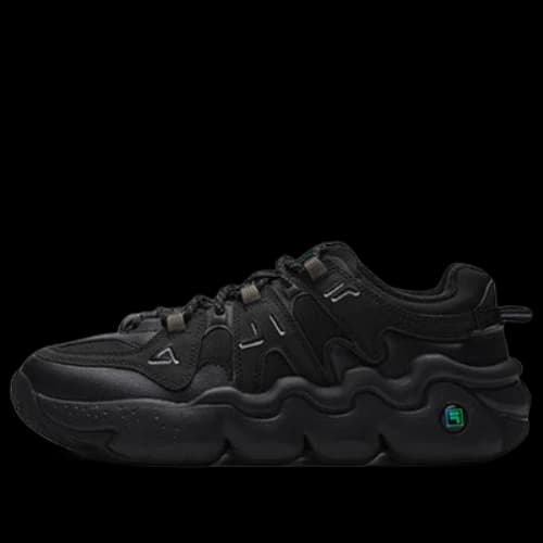FILA Panini Low Retro Basketball Sneakers 'Black'