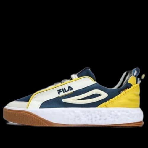 FILA CORE VIVA Fashion Icona Skate Shoes 'White Blue Yellow'