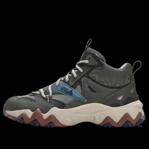 FILA Vintage Sport Sneakers 'Olive Green White'