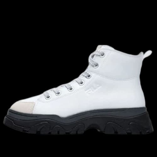 FILA Casual High Top Outdoor White Black (Women's)