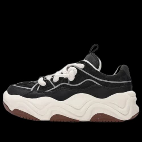 FILA Brook Low Shoes 'Black White' (Women's)