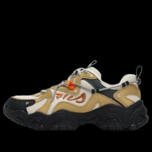 FILA Fluid 4 Low Shoes 'Tan White Black' (Women's)