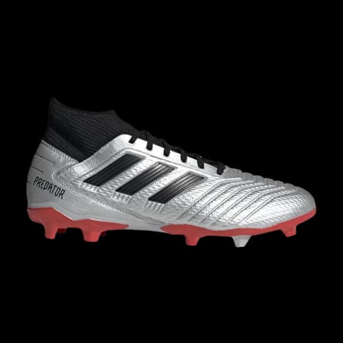 adidas Predator 19.3 FG 'Silver Metallic Red'