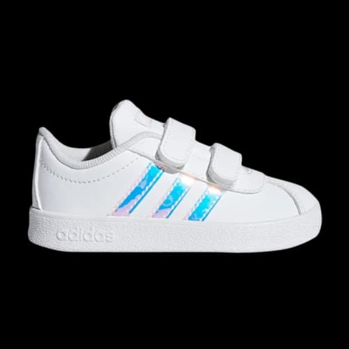 Adidas VL Court 2.0 J 'White Clear Orange'
