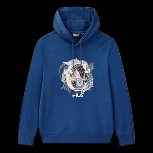 FILA Printing Fashion Long Sleeves Blue
