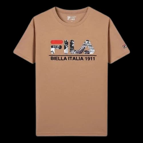 FILA Alphabet Printing Short Sleeve T-Shirt