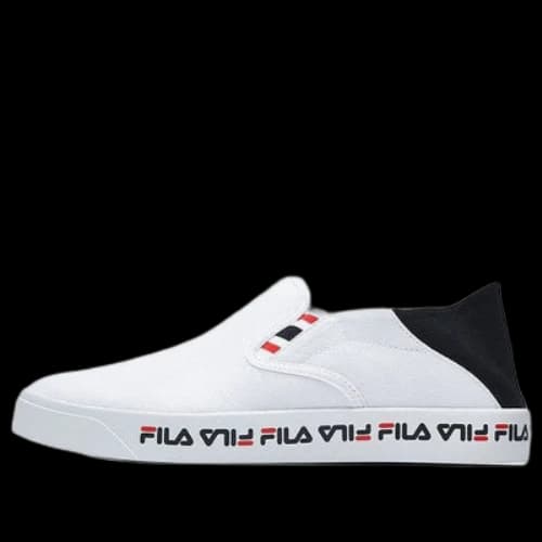 FILA Graffiti Logo Low-Canvas Shoes White