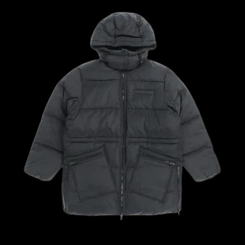 GANNI Tech Puffer Oversized Midi Jacket 'Phantom'