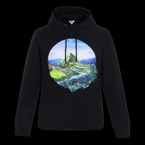 KENZO Pattern Cotton Black