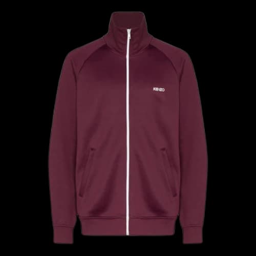 KENZO Zipper Casual Long Sleeves Jacket Red