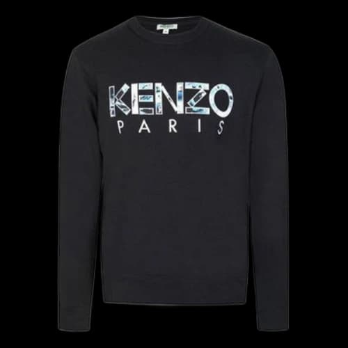 KENZO Alphabet Round Neck Pullover Black