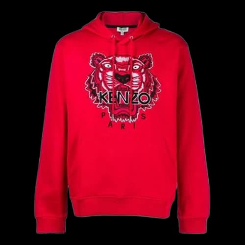 KENZO Tiger Head Pattern Red