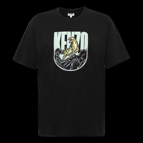 KENZO Gold Tiger Short Sleeve T-Shirt 'Black'