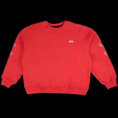 Amiri Dragon Outline Crewneck 'Red'