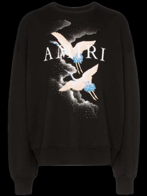 AMIRI Crane Crew Black