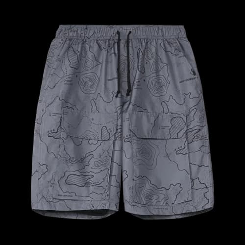 Reese Cooper Ripstop Map Camo Cargo Short 'Grey'