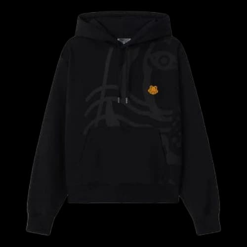 KENZO FW21 K-Tiger Tiger Head Pattern Black