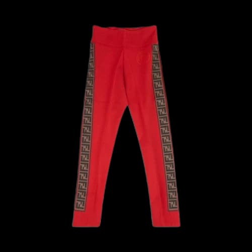 Fendi Fendirama Fitness Leggings 'Red'