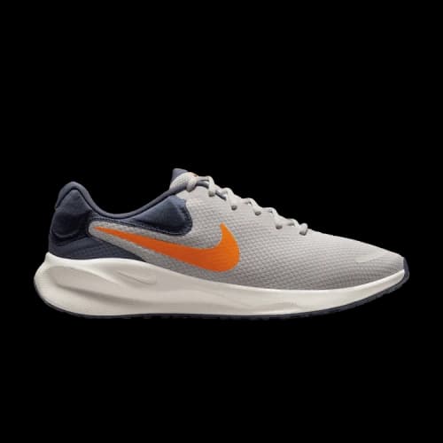 Nike Revolution 7 Light Iron Ore Thunder Blue Sail Total Orange