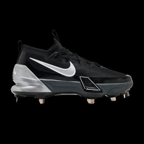 Nike Force Zoom Trout 9 Elite Black Anthracite White Metallic Silver