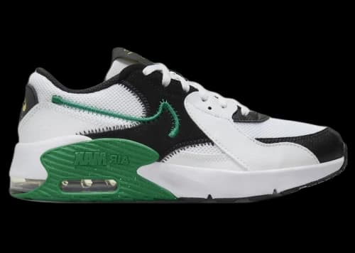 Nike Air Max Excee White Black Saturn Gold Malachite (GS)
