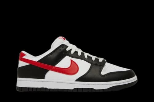 Nike Dunk Low 'Black White Red'