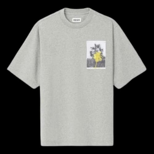 KENZO Unisex SS21 520 Series Printing Round-neck Grey