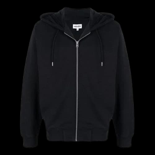 KENZO SS21 Zipper Tiger Head Black