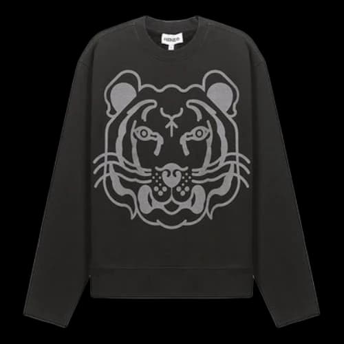 KENZO SS21 Printing Round Neck Sports Black