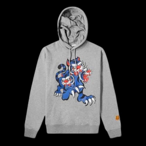 KENZO SS21 TIGER Cartoon Printing Gray