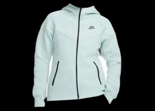 Nike Sportswear Women's Tech Fleece Windrunner Full-Zip Hoodie Mineral/Black