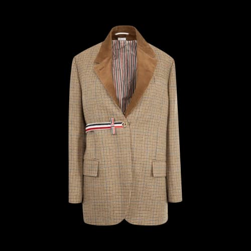 Thom Browne Corduroy Narrow Shoulder 2 in 1 Sportcoat 'Brown'