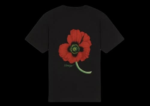 KENZO POPPY by Nigo Women's Loose T-Shirt Black