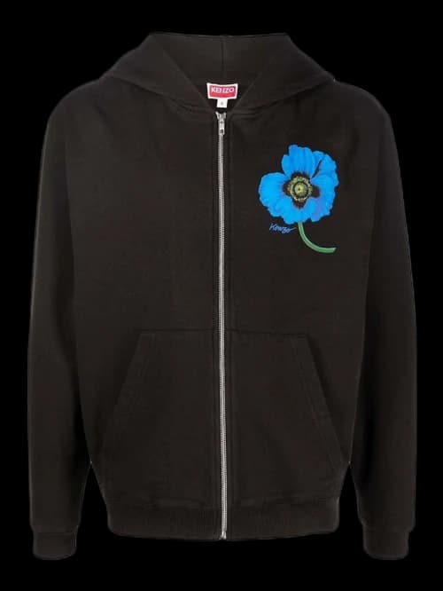 KENZO POPPY by Nigo Zip Jacket Black
