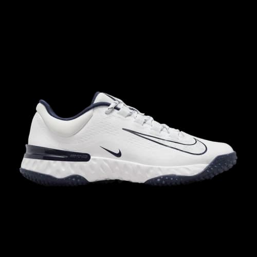 Nike Alpha Huarache Elite 4 Turf White Midnight Navy Navy Pure Platinum (Women's)