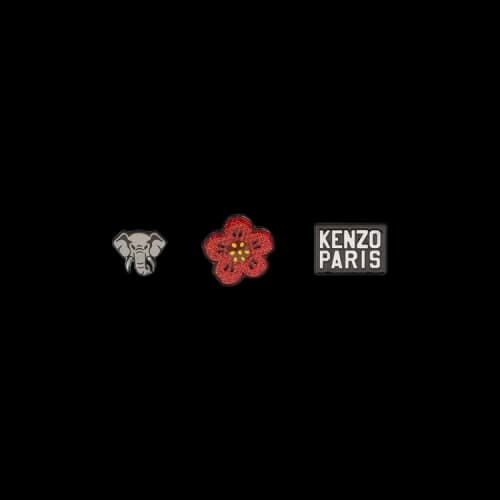 Kenzo Stamp (3 Pins) 'Multicolor'