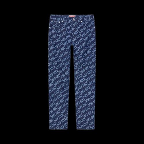 Kenzo Bara Slim Fit Jeans 'Rinse Blue Denim'