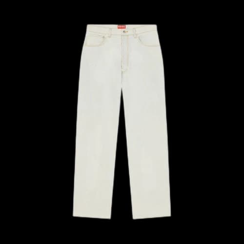 Kenzo Suisen Relax Jeans 'Bleached Blue Denim'