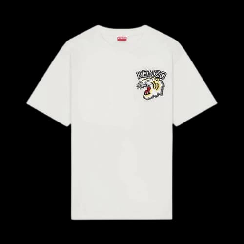 Kenzo Varsity Jungle Embroidered T-Shirt 'Off White'